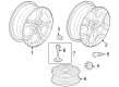 Diagram for 2023 Honda HR-V Spare Wheel - 42700-3W0-A51