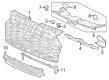 Diagram for 2023 Honda HR-V Grille - 71201-3W0-A01