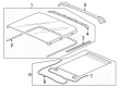 Diagram for 2023 Honda Pilot Sun Visor - 70800-T90-A32ZB