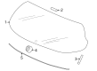 Diagram for 2023 Honda Pilot Windshield - 73211-T90-A01