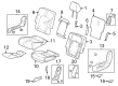 Diagram for 2024 Honda Pilot Seat Cushion - 81727-T90-A01