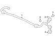 Diagram for 2023 Honda Civic Sway Bar Kit - 52300-TGH-A05