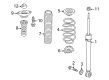 Diagram for 2023 Honda Civic Coil Springs - 52441-T20-A21