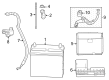 Diagram for Honda Accord Hybrid Battery Cable - 32600-30B-A00