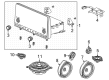 Diagram for 2022 Honda Civic Car Speakers - 8A430-T20-A01