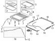 Diagram for 2022 Honda Pilot Sun Visor - 70600-TZ5-A03ZD