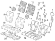 Diagram for 2024 Honda Pilot Seat Cushion - 82132-T90-A01