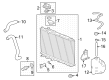 Diagram for 2023 Honda Civic Radiator - 19010-64A-A01