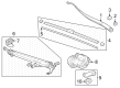 Diagram for 2023 Honda Pilot Wiper Blade - 76630-T90-A01