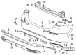 Diagram for 2023 Honda Civic Bumper - 04715-T47-A50ZZ