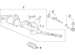 Diagram for 2022 Honda Accord Hybrid Steering Gear Box - 53620-TVA-L01