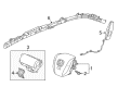 Diagram for 2022 Honda Ridgeline Air Bag - 78875-T6Z-A81