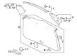 Diagram for 2024 Honda CR-V Lift Support - 74961-3A0-A51