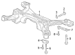 Diagram for 2023 Honda HR-V Rear Crossmember - 50300-3W1-A10