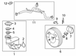 Diagram for Honda Passport Brake Booster - 01469-TGS-A50