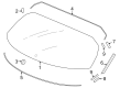 Diagram for 2023 Honda HR-V Windshield - 73211-3W0-306