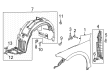 Diagram for 2022 Honda Civic Fender - 60210-T20-A00ZZ