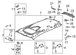 Diagram for 2024 Honda Odyssey Sun Visor - 83230-THR-A01ZC