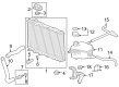 Diagram for 2023 Honda Civic Radiator - 19010-66V-A01