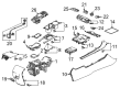 Diagram for 2023 Honda Civic Cup Holder - 83434-T20-A21ZA