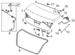 Diagram for 2022 Honda Civic Tailgate Lock - 74851-T20-003