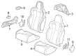 Diagram for 2023 Honda Civic Seat Cushion - 81137-T60-A01