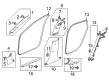 Diagram for 2022 Honda Civic Door Seal - 72815-T20-A11