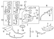 Diagram for 2023 Honda Pilot Fuel Pressure Regulator - 17052-T90-A00