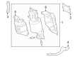 Diagram for 2024 Honda Pilot Catalytic Converter - 18280-6FB-A01