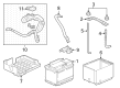 Diagram for 2023 Honda Civic Battery Cable - 32600-T60-J00