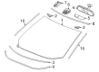 Diagram for 2022 Honda HR-V Windshield - 73111-T7W-315