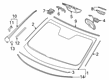 Diagram for 2022 Honda Pilot Windshield - 73111-TG7-A24