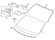 Diagram for 2023 Honda Pilot Car Mirror - 76400-T90-A01