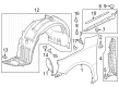 Diagram for 2023 Honda Accord Hybrid Fender - 60260-30A-A00ZZ