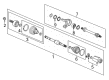 Diagram for 2024 Honda CR-V CV Boot - 44017-3A0-306