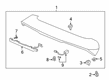 Diagram for 2022 Honda Passport Spoiler - 74900-TGS-A01ZN