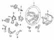 Diagram for 2024 Honda Odyssey Steering Wheel - 78501-THR-A10ZC