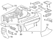 Diagram for 2023 Honda Pilot Cup Holder - 83413-T90-A03ZA