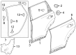 Diagram for 2023 Honda CR-V Door Panel - 67550-3A0-A00ZZ