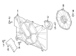 Diagram for Honda Accord Hybrid Cooling Fan Assembly - 19020-66V-A11