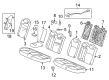 Diagram for 2023 Honda Civic Seat Cushion - 82127-T39-A21