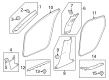 Diagram for 2024 Honda HR-V Door Seal - 72315-3W0-A01