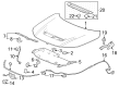 Diagram for 2023 Honda Civic Lift Support - 74145-T20-A00