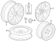 Diagram for 2023 Honda CR-V Rims - 42700-3A0-A81