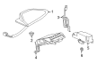 Diagram for 2024 Honda Odyssey Antenna - 39150-THR-A41ZB