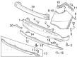 Diagram for 2023 Honda HR-V Bumper - 71501-3W0-A00