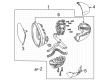 Diagram for 2023 Honda Civic Mirror Cover - 76201-T20-A01ZJ