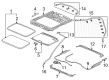 Diagram for 2024 Honda Odyssey Sun Visor - 70600-THR-A02ZA