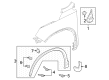 Diagram for 2024 Honda Pilot Mud Flaps - 08P00-T90-100