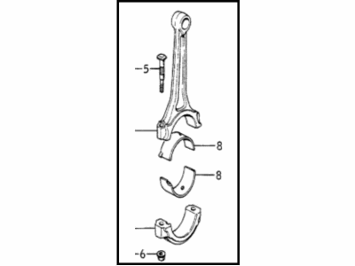 1980 Honda Civic Connecting Rod - 13210-PA0-000